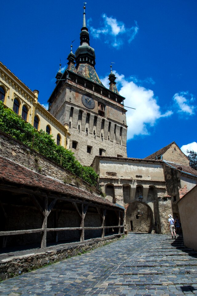 The clock tower historic center historically