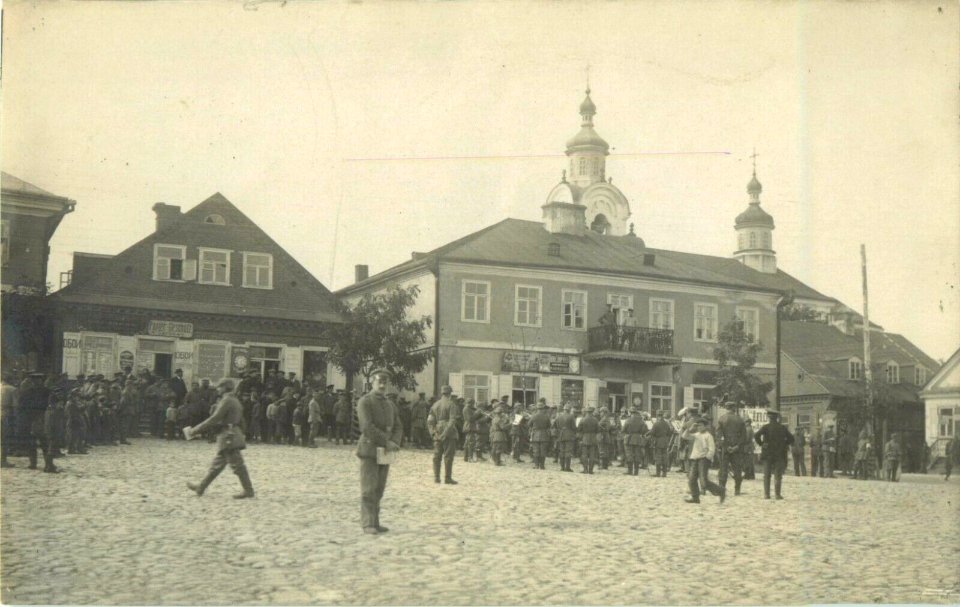 Navahradak, Rynak-Franciškanskaja. Наваградак, Рынак-Францішканская (1916)