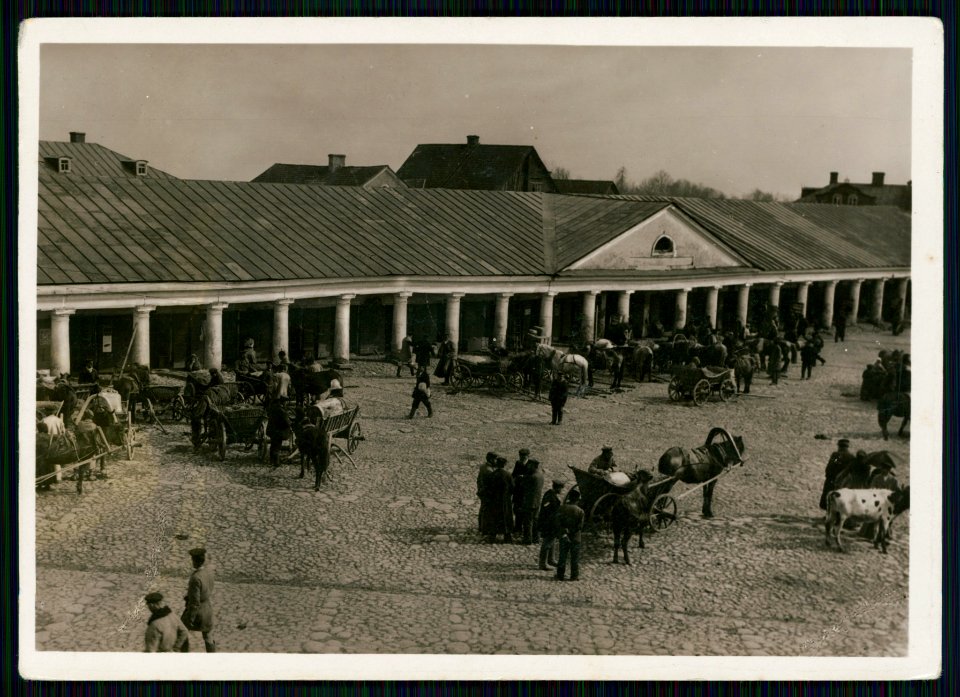Navahradak, Rynak, Kramy. Наваградак, Рынак, Крамы (J. Bułhak, 1908) (2)