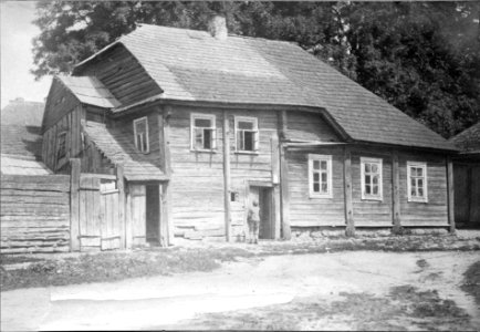 Navahradak, Školny Dvor. Наваградак, Школьны Двор (A. Visłocki, 1923)
