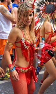 Festival notting hill performer photo