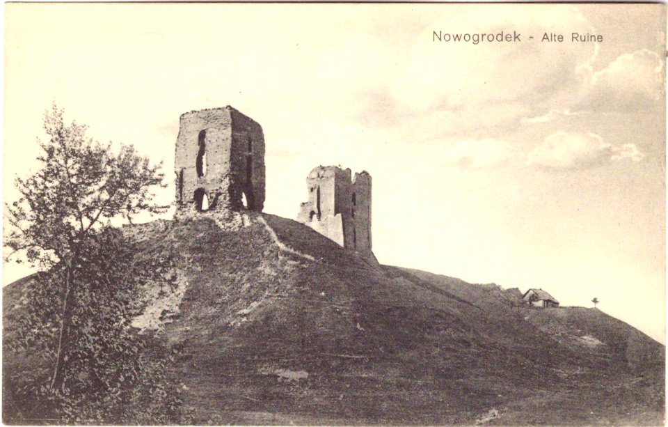 Navahradzki zamak. Наваградзкі замак (J. Vińnik, 1916) (3)