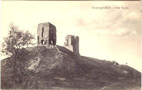 Navahradzki zamak. Наваградзкі замак (J. Vińnik, 1916) (3)
