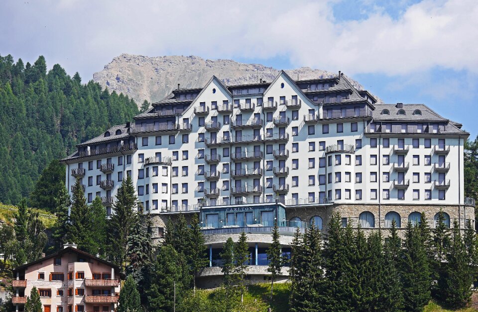 Hillside location summer closure alpine
