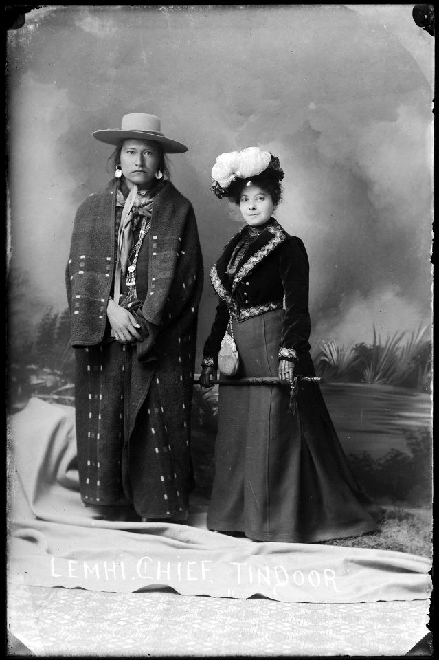 Native Americans from Southeastern Idaho, Lemhi. Chief. Tindoor - NARA - 519297