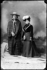Native Americans from Southeastern Idaho, Lemhi. Chief. Tindoor - NARA - 519297