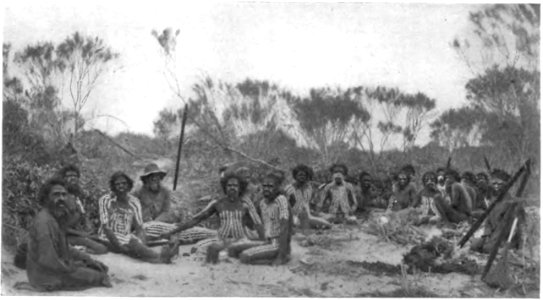 Native tribes of South-East Australia Fig 22 - Preparation for the Molongo Dance