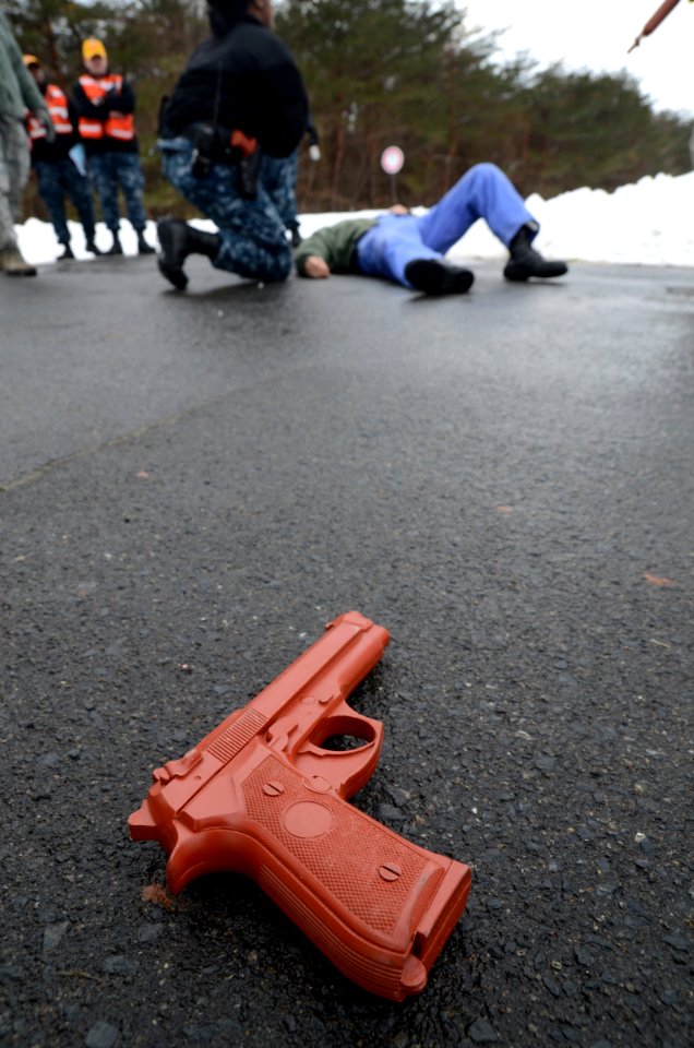 Naval Air Facility Misawa anti-terrorism force protection exercise 130213-N-VZ328-096