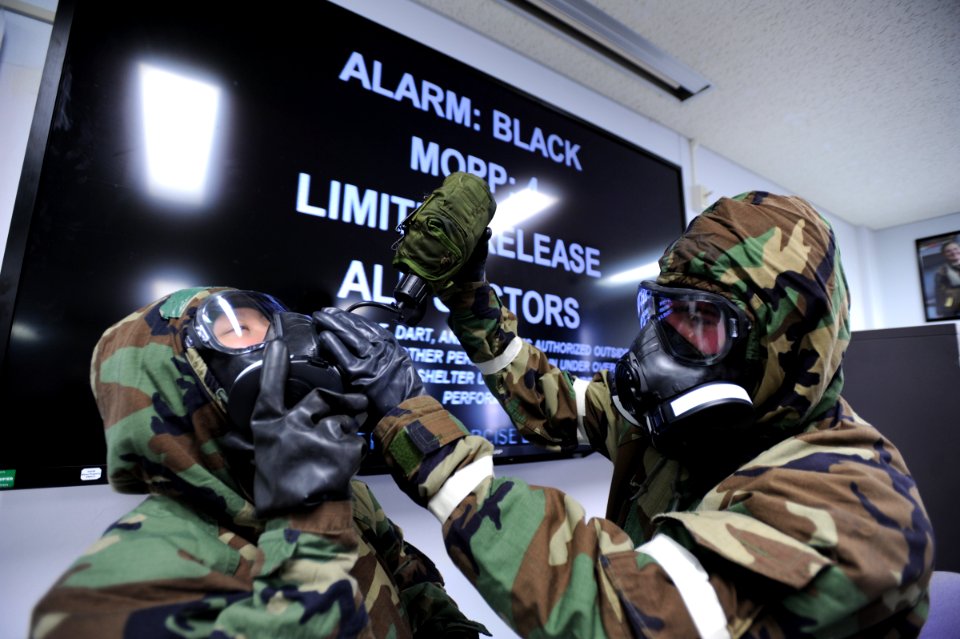 Naval Air Facility Misawa Conducts Chemical, Biological, and Radiological Training 150304-N-EC644-141