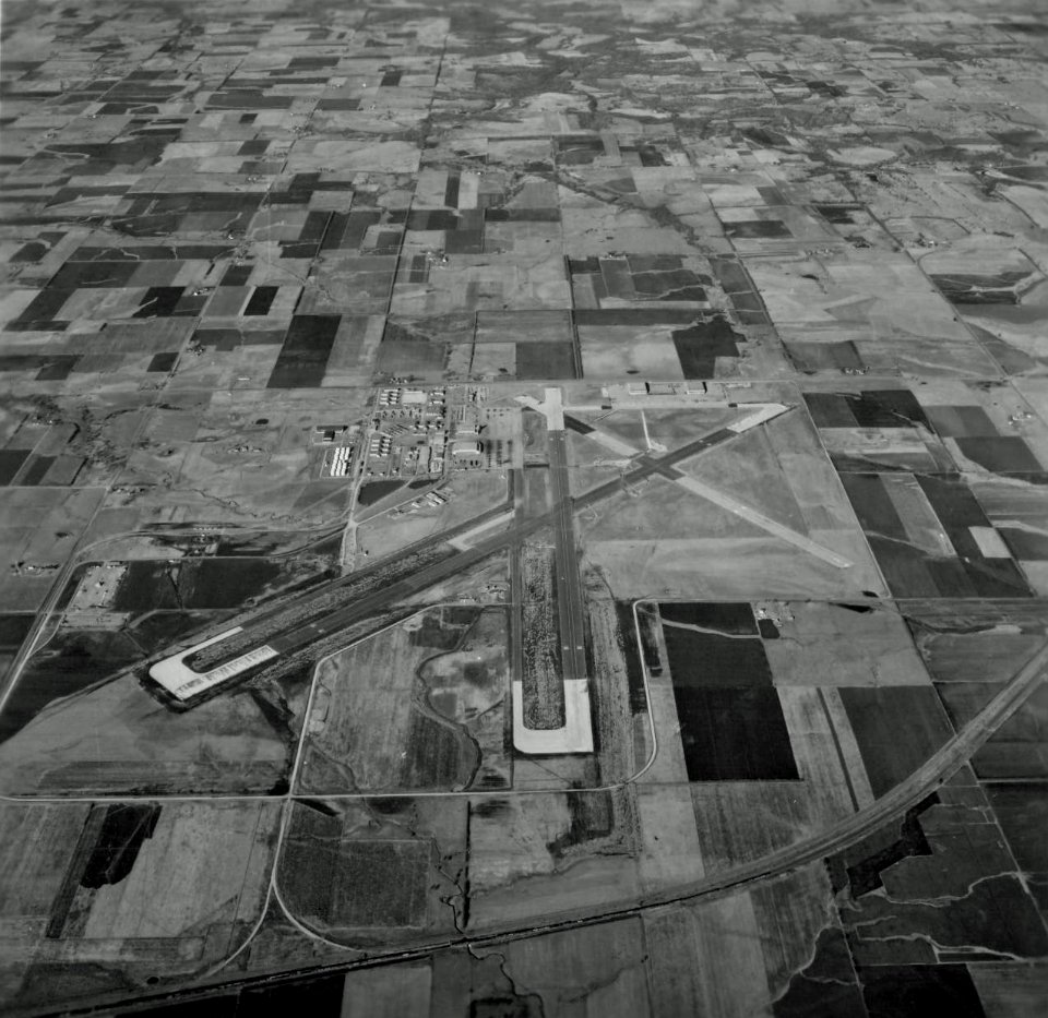 Naval Air Station Olathe aerial view c1944