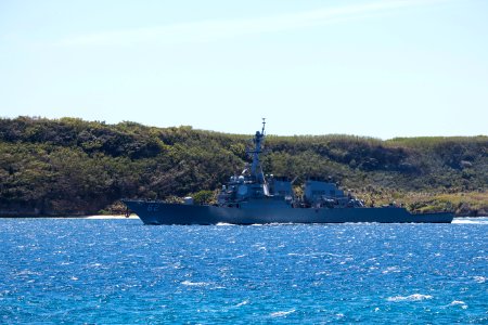 Naval Base Guam hosts US-Japanese ships for Multi-sail 2016 160304-N-OG363-017
