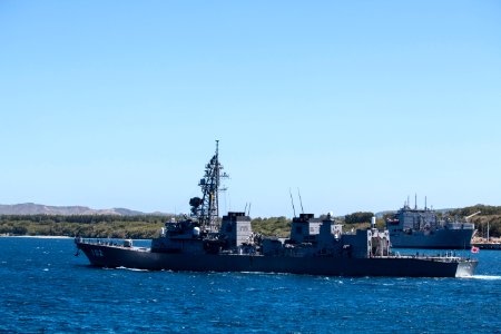 Naval Base Guam hosts US-Japanese ships for Multi-sail 2016 160304-N-OG363-025