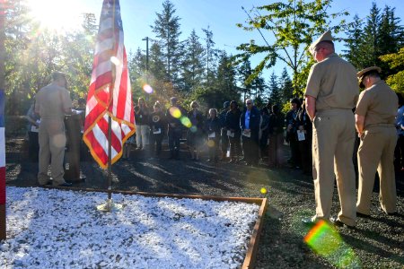 Naval Base Kitsap & Navy Gold Star Program hold Inaugural Bells Across America Remembrance Event 160922-N-EC099-043