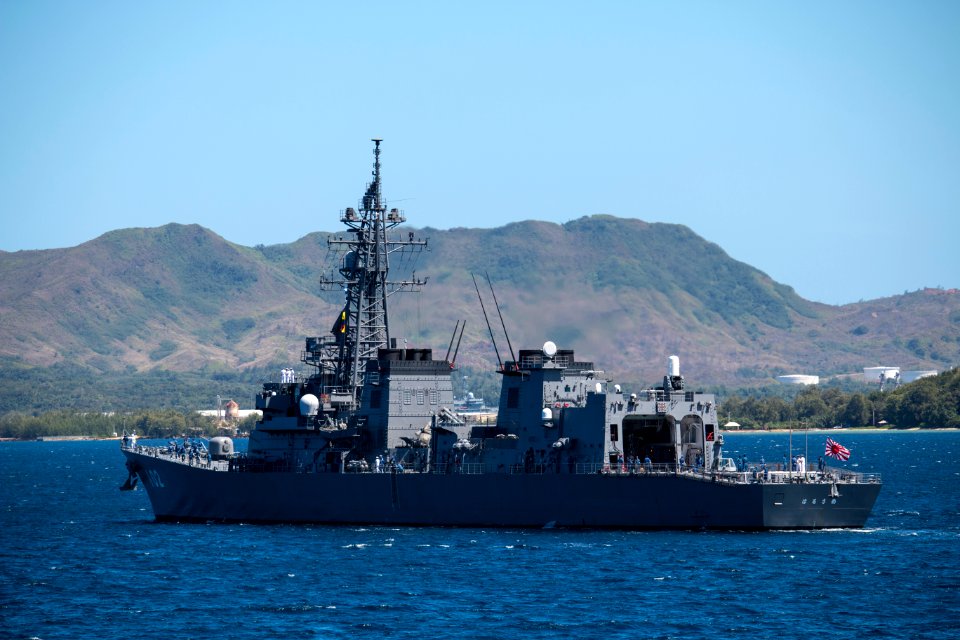 Naval Base Guam hosts US-Japanese ships for Multi-sail 2016 160304-N-OG363-027
