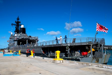 Naval Base Guam hosts US-Japanese ships for Multi-sail 2016 160304-N-OG363-036