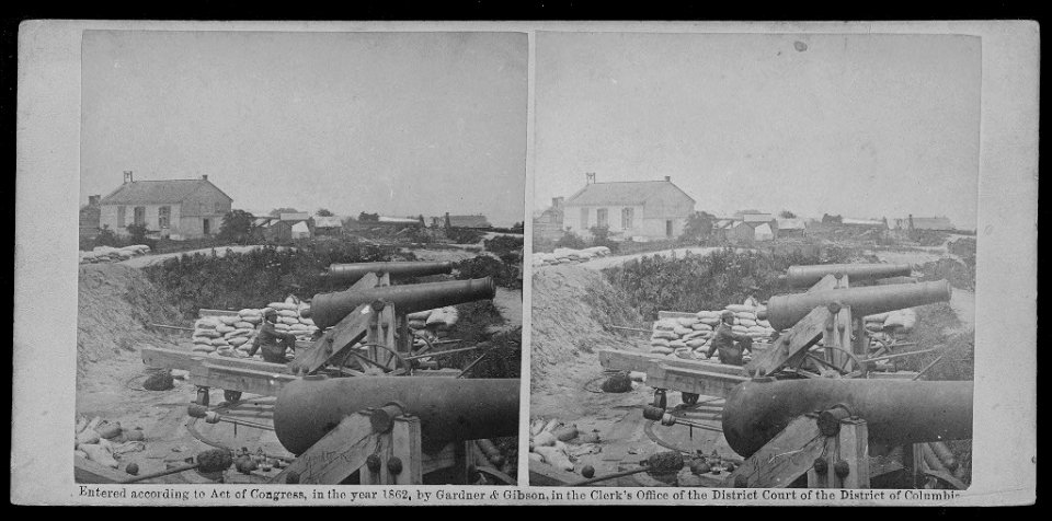Naval battery in Yorktown
