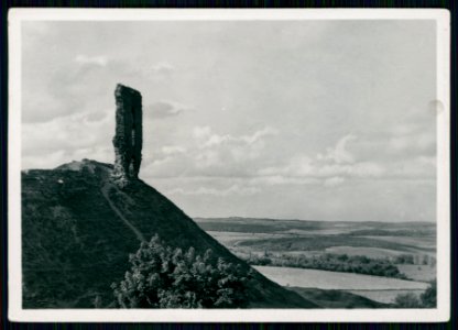 Navahradzki zamak, Kaścielnaja. Наваградзкі замак, Касьцельная (J. Bułhak, 1939)