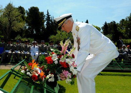Naval Forces Europe, Africa Commander pays tribute to Heroes of WWII 110529-N-OM642-212