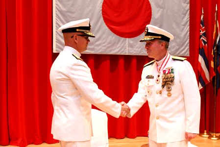 Naval Forces Japan, Navy Region Japan Holds Change of Command 210714-N-ON904-1122