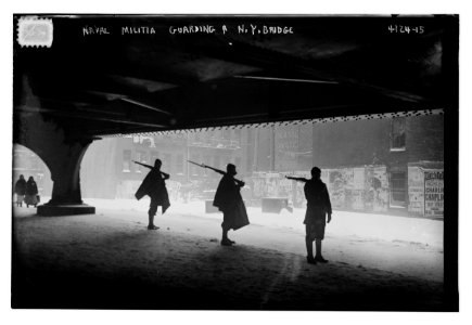 Naval Militia guarding a N.Y. bridge LCCN2014703878