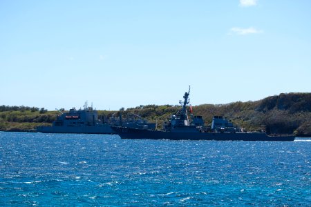 Naval Base Guam hosts US-Japanese ships for Multi-sail 2016 160304-N-OG363-018