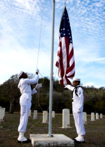 Naval Station Guantanamo Bay Memorial Day ceremony 140526-N-FI736-011