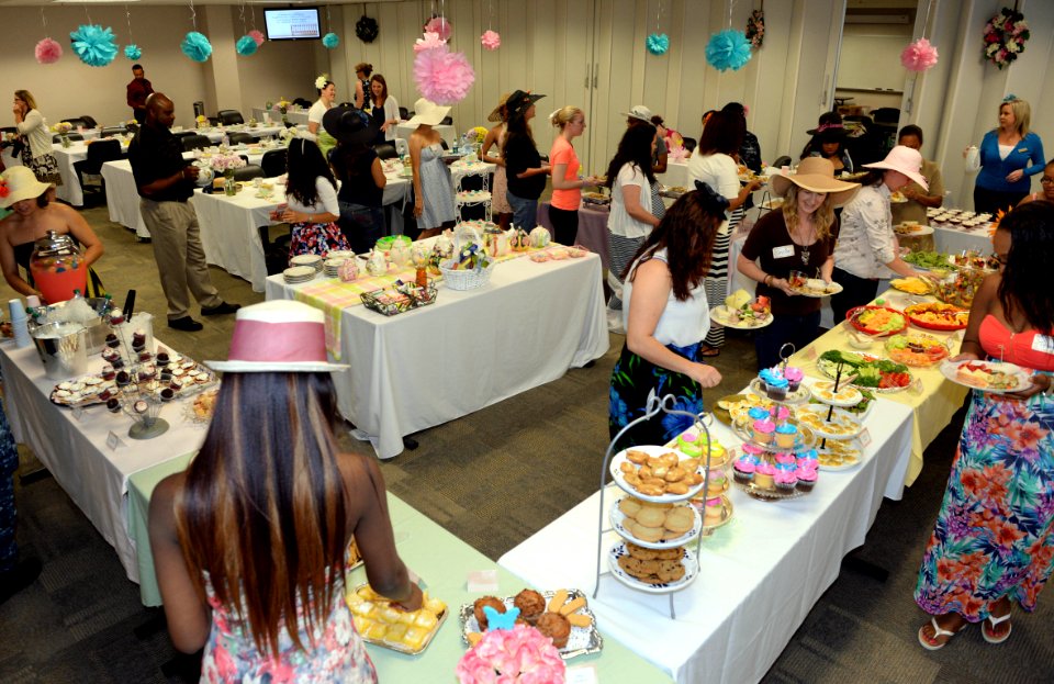 Naval Station Mayport's Fleet and Family Support Center English tea 150430-N-JX484-034
