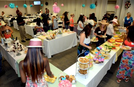 Naval Station Mayport's Fleet and Family Support Center English tea 150430-N-JX484-034