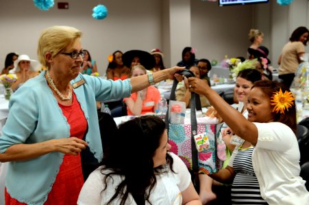 Naval Station Mayport's Fleet and Family Support Center English tea 150430-N-JX484-055