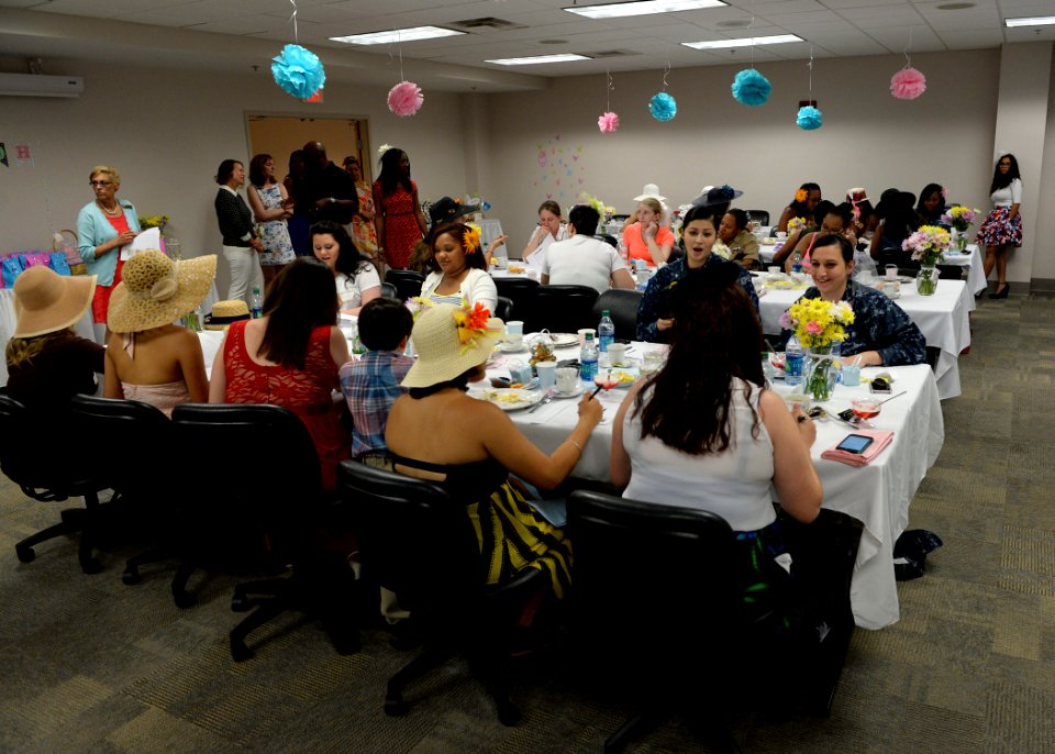 Naval Station Mayport's Fleet and Family Support Center English tea 150430-N-JX484-045