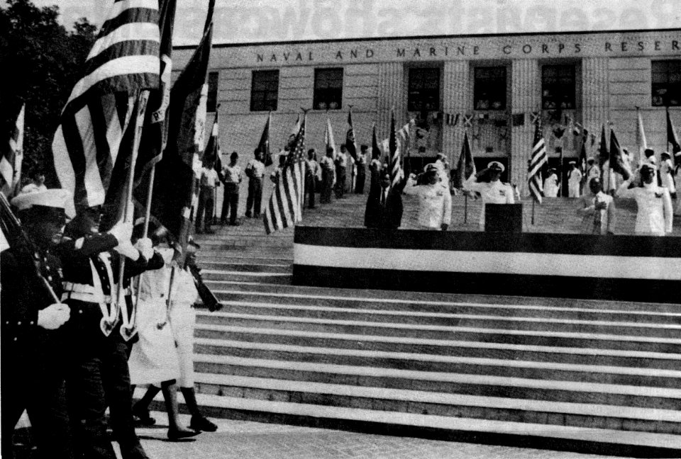 NavalandMarineCorpsReserveCenterLA CA Augustof1986 Reopening