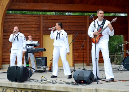 Navy Band Southwest performs during Cheyenne Navy Week. (19153454704)