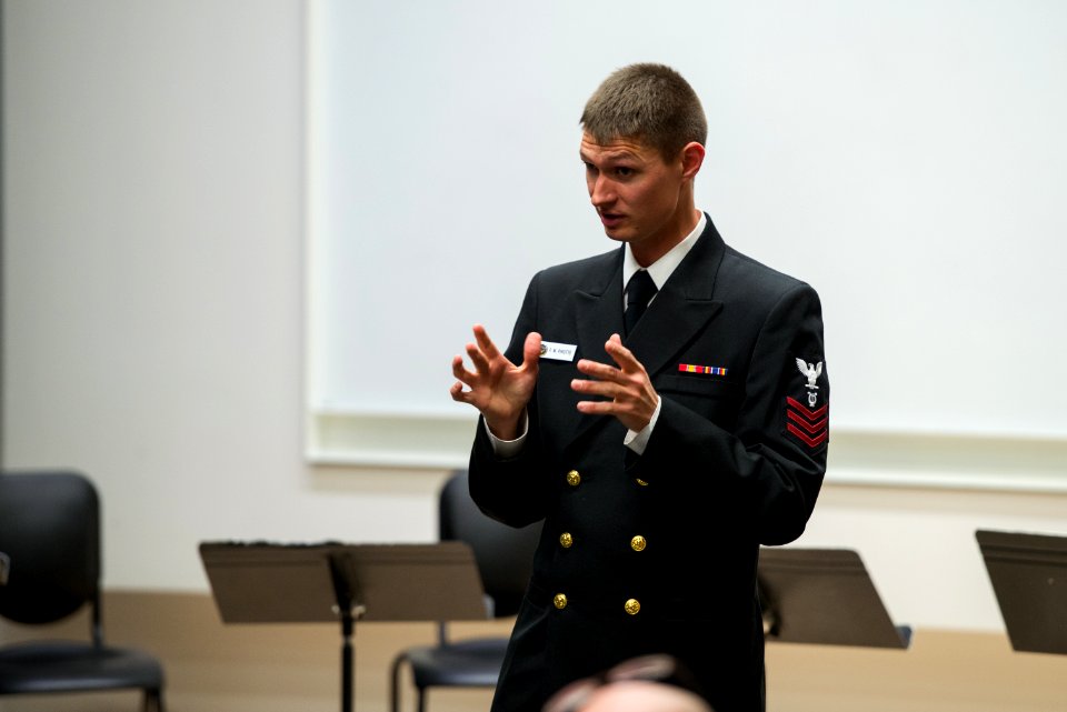 Navy Band visits Ann Arbor (33551736165)