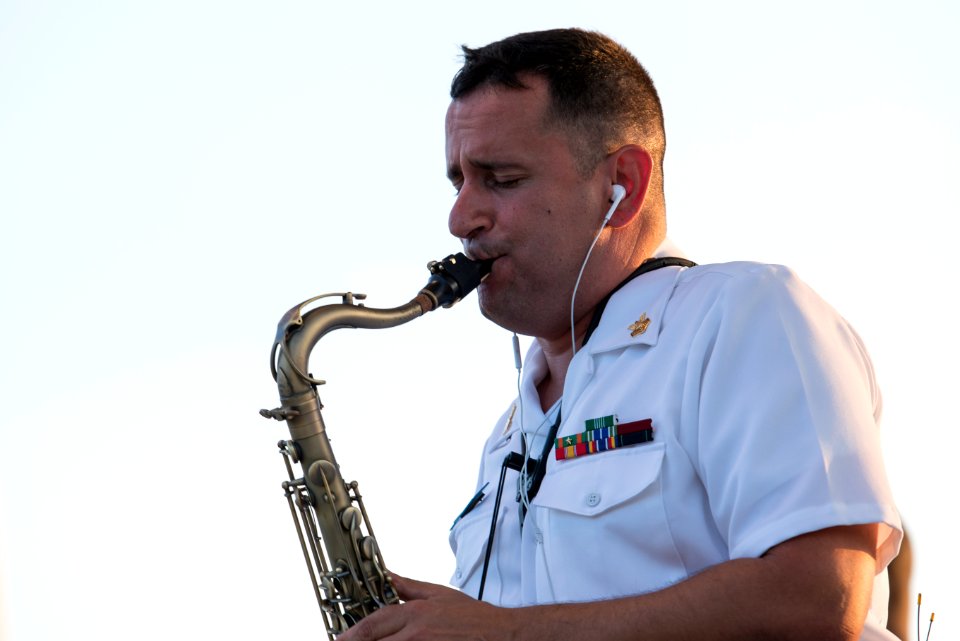 Navy Band visits College Station (36409192695)