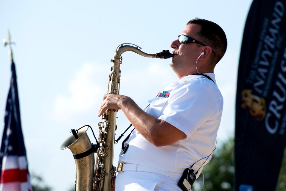 Navy Band visits Georgetown (36444390416)