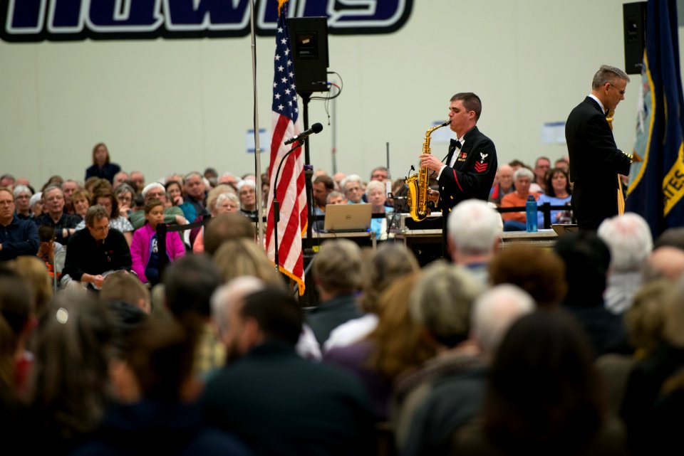 Navy Band visits Kenosha (33646609365)