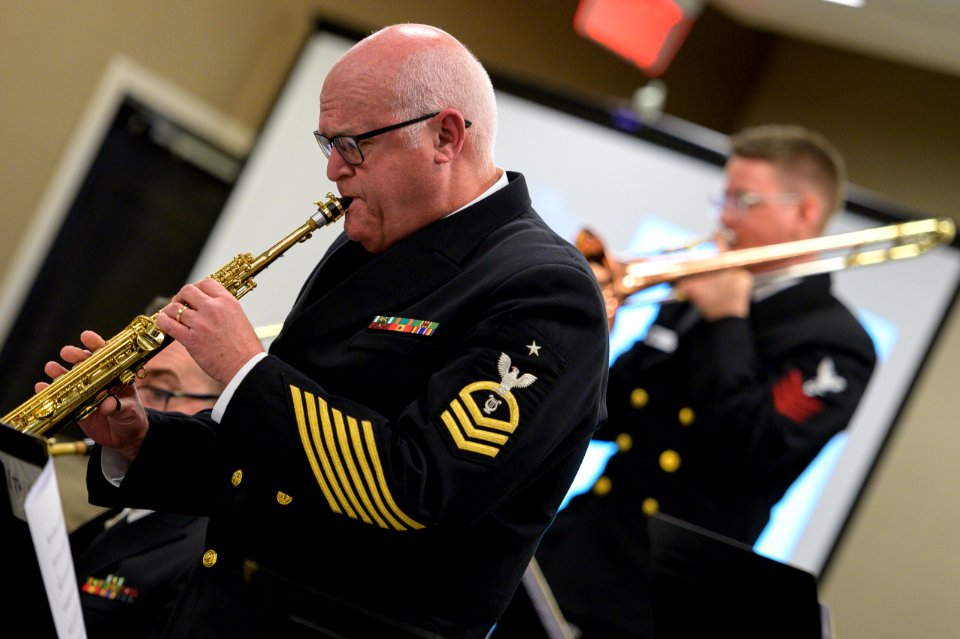 Navy Band visits New Orleans jazz conference January 2020 02