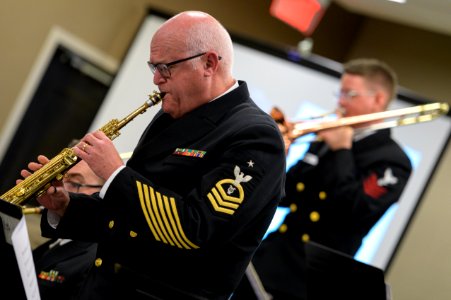 Navy Band visits New Orleans jazz conference January 2020 02
