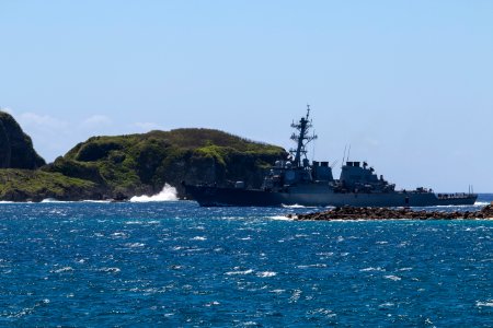 Naval Base Guam hosts US-Japanese ships for Multi-sail 2016 160304-N-OG363-016