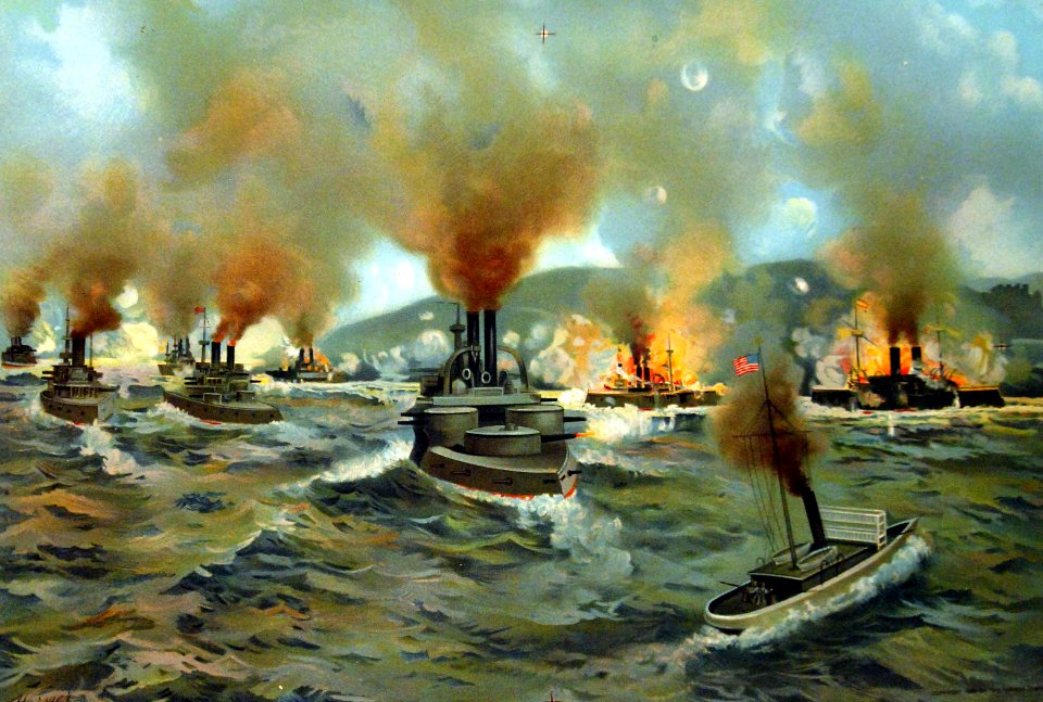Naval battle at Santiago, Cuba, Spanish-American War, July 3, 1898 (30588162266)