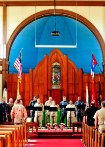 Navy chief petty officer selectees 9-11 memorial ceremony 110911-N-RF645-122 photo