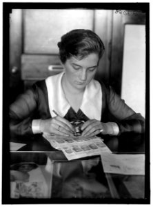 NAVY DEPARTMENT, U.S. INTELLIGENCE BUREAU, FINGER PRINT DEPARTMENT CLERK, MARIE S. DAHM LCCN2016868914