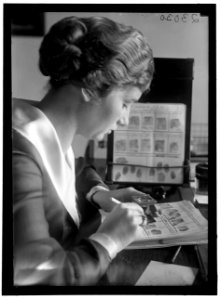 NAVY DEPARTMENT, U.S. INTELLIGENCE BUREAU, FINGER PRINT DEPARTMENT CLERK, MARIE S. DAHM LCCN2016868916