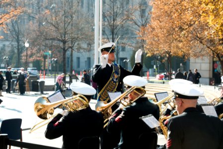 Navy Band Supports Pearl Harbor Wreath Laying Ceremony (30953693524)