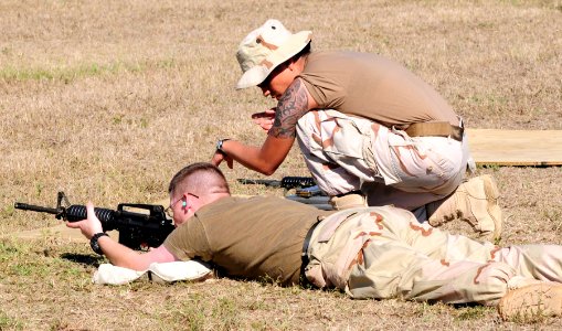 Navy Expeditionary Guard Battalion at the firing range DVIDS364380