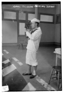 Naval Reserve using sextant LCCN2014704691
