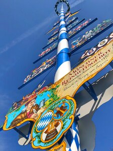 Blue sky munich viktualienmarkt