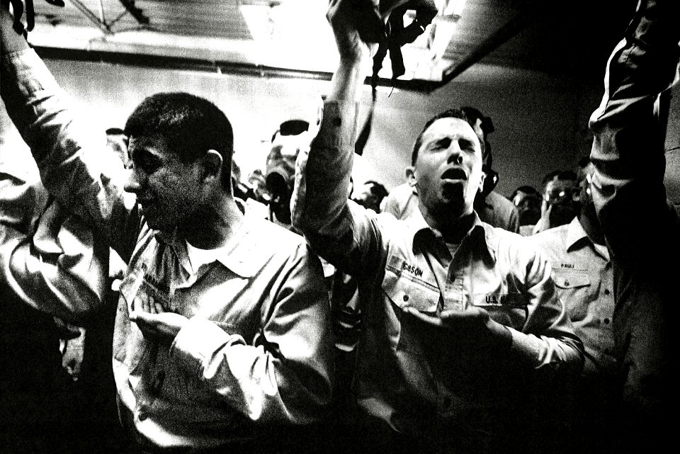 Navy Recruit training tear gas confidence chamber