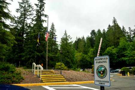 Navy Region Northwest Flies American Flag Half-mast 160613-N-EC099-045