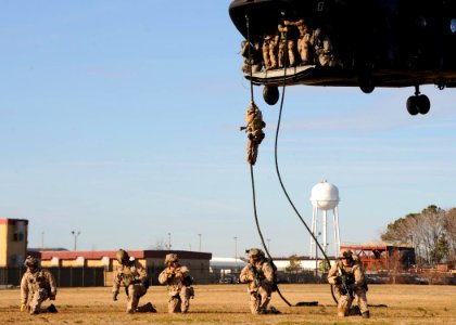Navy SEALs fast rope training 130110-N-AT856-003
